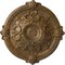 Ekena Millwork Hamilton Ceiling Medallion (Fits Canopies up to 3 3/4"), 17 3/8"OD x 1 3/4"P, Rubbed Bronze CM17HARZS - alternate 1